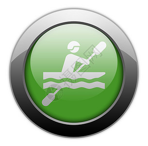 图标 按钮 平方图 Kayaking冲浪冒险马球荒野运动回旋游览纽扣文字指示牌背景图片