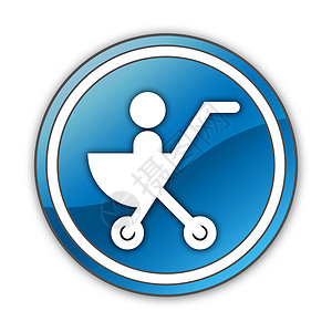 图标 按钮 平方图阵列运输母性纽扣儿童越野车贴纸童车婴儿孩子们插图背景图片