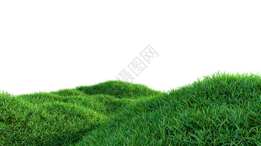 小山丘上的绿草地足球公园院子场地3d环境草皮墙纸活动游戏背景图片