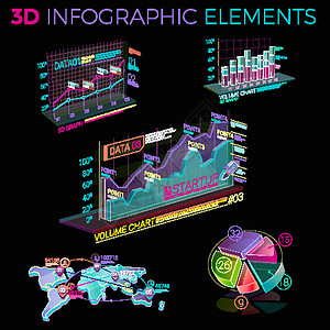 商场营销吊旗3D 图表元素服务公司商业店铺战略销售量数字研究金融报告设计图片