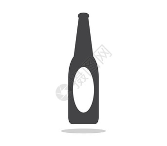啤酒瓶 ico酒吧标签插图庆典瓶子液体啤酒玻璃酒精背景图片
