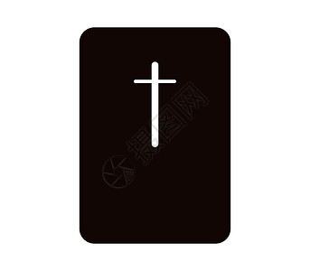 圣经图标圣经黑色插图文档按钮背景图片