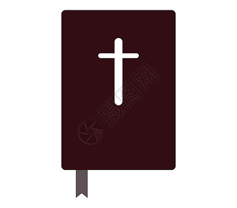 圣经图标插图文档按钮圣经黑色背景图片