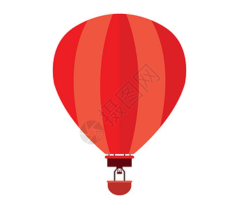 热气球 ico篮子插图航班天空运输闲暇气球冒险自由旅行背景图片