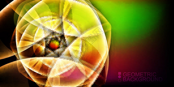 几何多彩抽象背景马赛克艺术横幅创造力商业插图卡片技术几何学网络背景图片