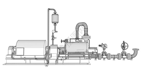 工业泵压力凝析油高清图片