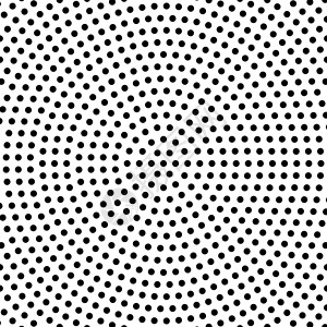 圆形排列中的抽象点状背景曲线插图黑色艺术流行音乐墙纸打印虚线白色灰色背景图片