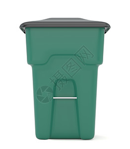 垃圾箱 绿色生态概念设计 3D推理背景图片