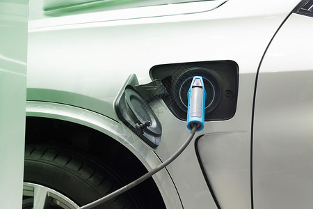 向电动汽车充电 运输的未来交通加载驾驶电池生态杂交种车辆活力充值燃料背景图片