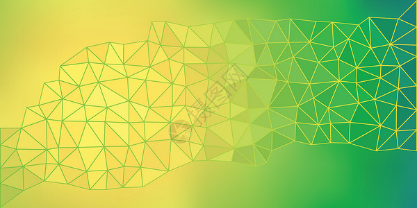 黄色绿色低温聚矢量背景背景图片