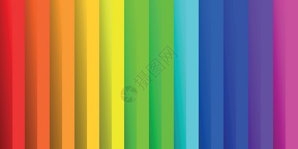 彩虹光谱颜色的折叠纸 带阴影效果 快乐抽象矢量背景壁纸口琴喜悦框架蓝色床单艺术插图生日橙子紫色背景图片