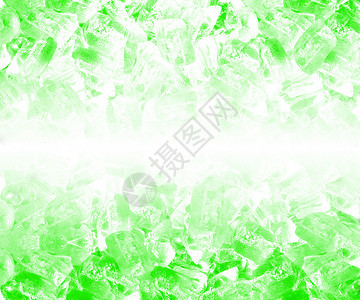 绿色水晶绿色冰块的背景背景