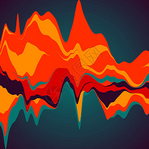 大数据可视化 流图 未来的信息图表 在噪音科学插图商业安全音乐屏幕活力网络技术背景图片