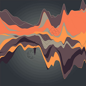 大数据可视化 流图 未来的信息图表 在技术流动代码软件科学噪音海浪安全互联网音乐背景图片