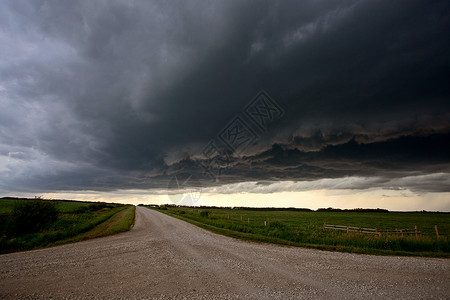 加拿大帕蕊雷风暴云风暴天气戏剧性农村危险草原多云风景天空农业背景图片