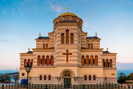 切尔索尼索斯东正教教堂弗拉基米尔大教堂高清图片