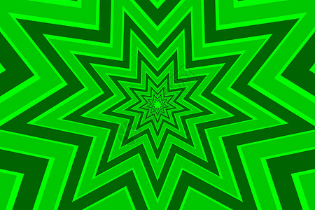 九尖星绿色抽象矢量背景背景图片