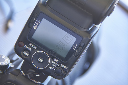 SLR 照相机的SLED闪光背景图片