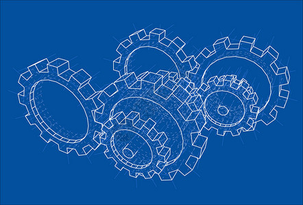 齿轮纽带3D 齿轮 韦克托工程艺术纽带草图车辆圆形机器机械旋转工业设计图片