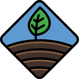 生态友好型绿色地球日图标标志符号流行植物流行音乐标识艺术背景图片