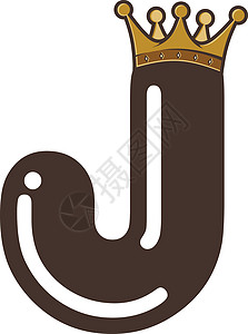 带皇冠的字母表金子王国女王背景图片