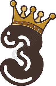数字王人群签名符号棕色女王金子王国背景图片