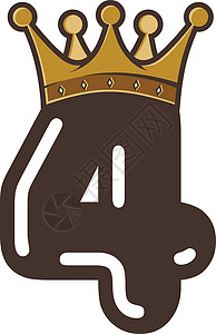 数字王人群签名符号王国棕色金子女王背景图片