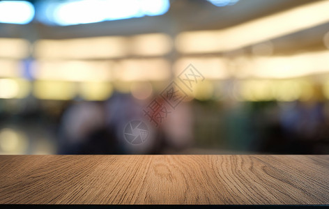 在抽象模糊bokeh背面的空暗黑木桌前g背景街道城市咖啡店场景酒吧食物商业店铺木头背景图片
