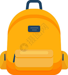 背包图标 矢量学校符号 旅行图标白色行李教育旅游插图网络学习艺术背景图片