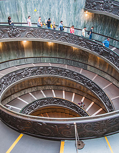 梵蒂冈博物馆的布拉曼特楼梯艺术建筑学历史首都市场螺旋桨教廷螺旋博物馆例外背景图片