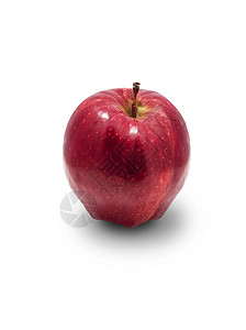 提取红苹果农业植物水果白色食物甜点饮食绿色背景图片