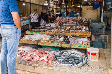 筑地鱼市场菲律宾零售高清图片