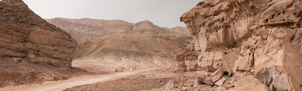 卢纳谷Timmna国家公园的公路旅行悬崖内盖夫岩石砂岩沙漠旅游编队假期石头背景