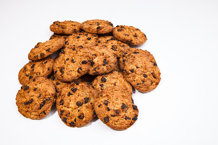 带有 cookie 的构成味道巧克力小吃食物糖果团体芯片花生饼干榛子背景