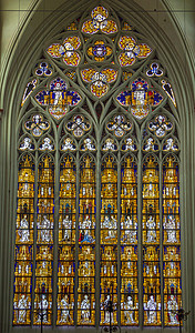 阿尔滕贝格彩色玻璃窗窗户艺术装饰品主场玻璃马赛克教会背景