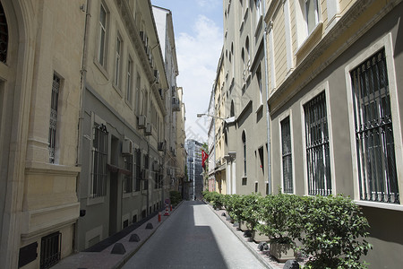 街道之间背景图片