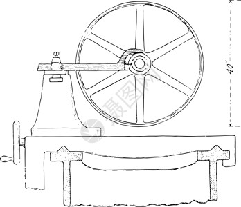 切割工具工具 古董插图插画