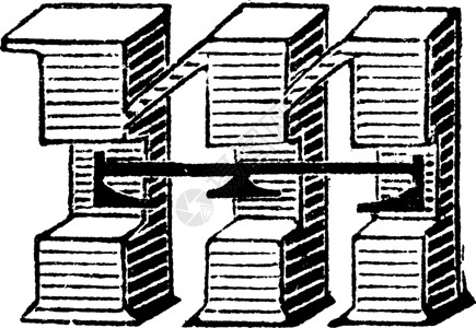 装饰字母 Mvintage 它制作图案黑色雕刻白色插图艺术绘画背景图片