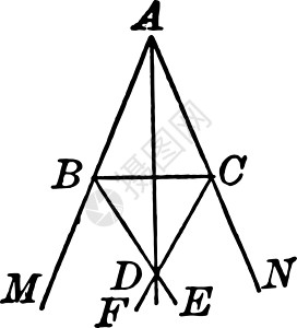三角形 带有垂直角长年插图的分区背景图片
