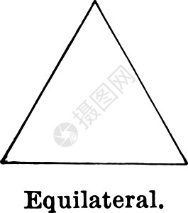 等边三角古董插图三角形白色艺术雕刻双方绘画黑色高清图片