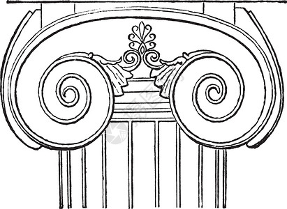 青岛奥帆基地伊尼卡首都 基地的阿波罗神庙 古代雕刻插画
