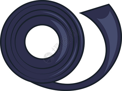 胶带状标签一卷蓝色粘胶胶带 用于包装箱(称为duf)设计图片
