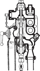 Friedman注射器自动重新启动 T 后一系列 Vinta背景图片