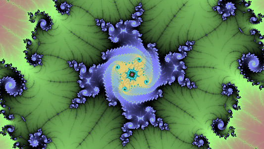 Mandelbrot 分形螺旋 colorfu螺旋形墙纸背景图片