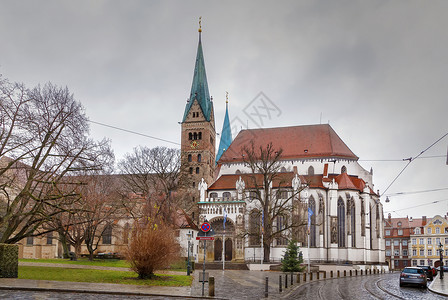 奥赫塔教堂德国奥格斯堡大教堂背景