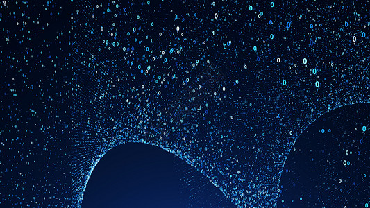 与数字数字的抽象背景  3d 渲染数据电脑线条数学柜台法律森林时间代码蓝色背景图片