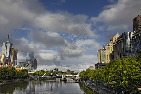 墨尔本市是世界上最宜居的城市 维多利亚斯塔背景图片