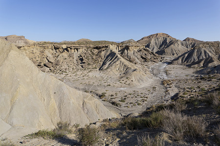 西班牙阿尔梅里亚Tabernas沙漠高清图片