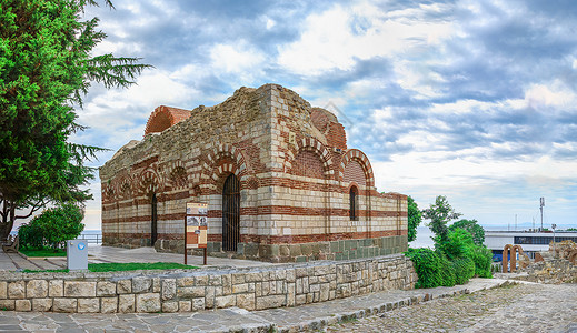 桑塔斯科格尔历史建筑老镇高清图片