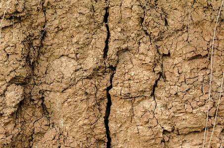 粘土表面纹理沙漠黏土干旱质地图案土壤背景图片